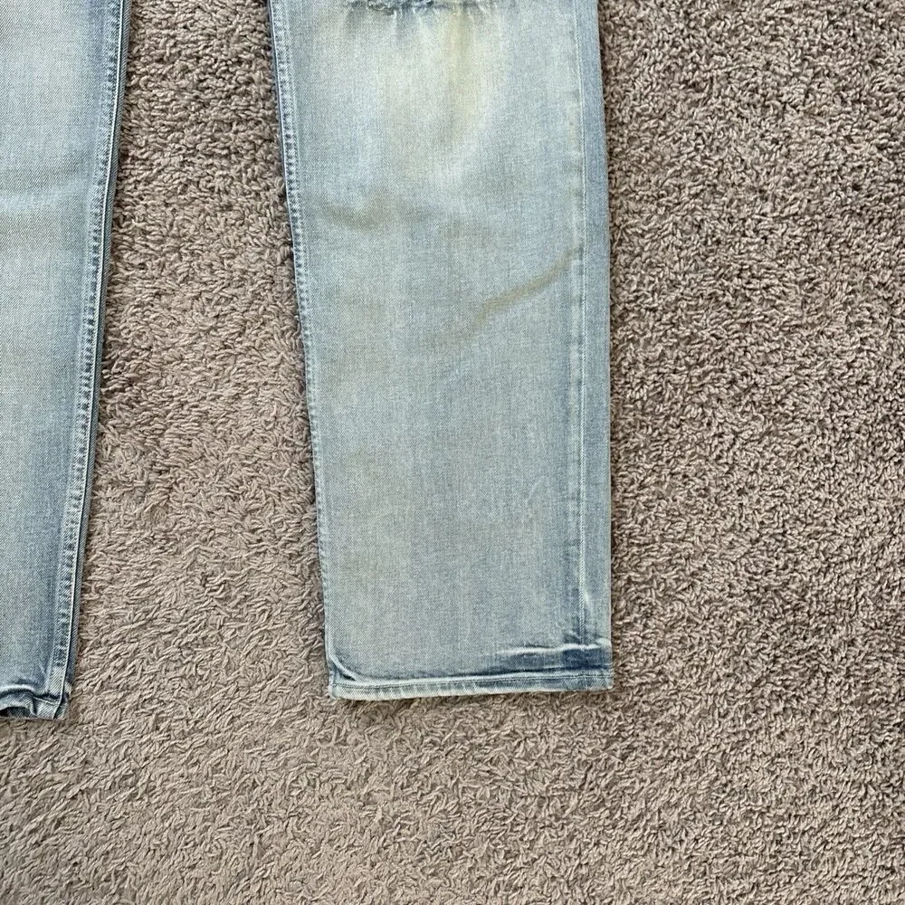 VAYDER Straight Jeans Mens 34 V0036535 0011 Five-Pocket Zip Fly Button Closure
